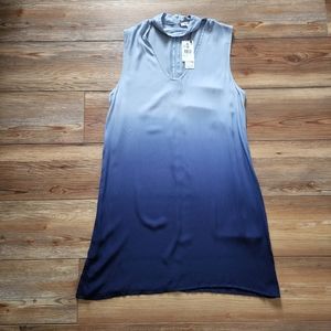 BB Dakota Dress Womens S Blue Ombre Sleeveless NEW